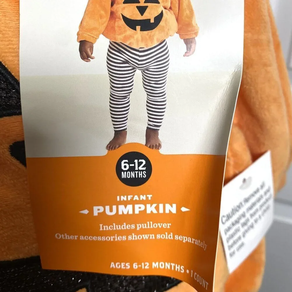 Target Infant Halloween Costume Pullover Pumpkin Hyde & EEK! Boutique™ Various - Picture 11 of 13